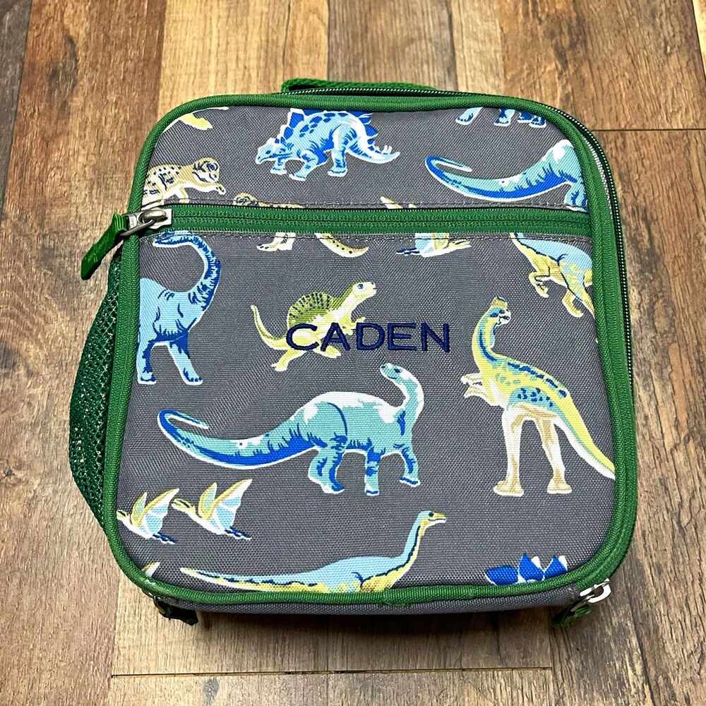 Pottery Barn Kids Mackenzie Green Multi Dino Lunch Box Caden